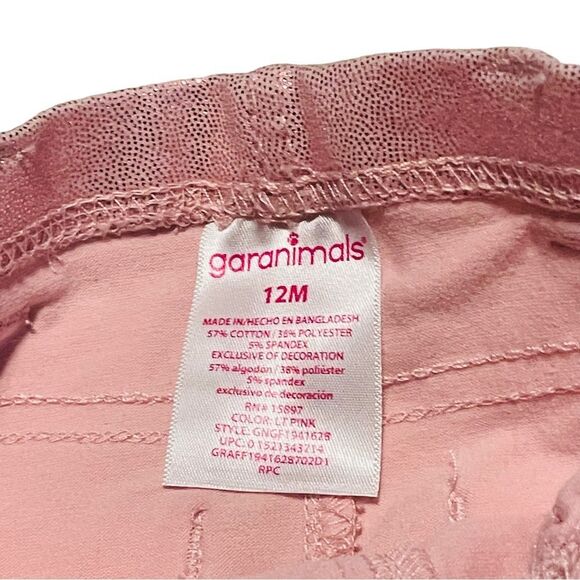 x3 Garanimals Pink Metallic Shimmer Leggings - 12M - Picture 9 of 10